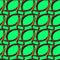 Seamless repeating pattern with vintage sickle on a green background