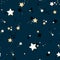 Seamless repeating stars background