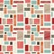 Seamless retro abstract colorful pattern