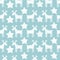 Seamless retro Christmas pattern - Xmas reindeer and night stars.