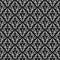 Seamless retro floral Wallpaper - gray Ornament on black.