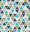 Seamless retro geometric triangle tiles wallpaper