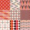 Seamless retro geometric wallpaper