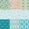 Seamless retro patterns.