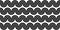 Seamless retro sea wave pattern in black and white monochrome greyscale