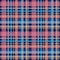 Seamless retro textile tartan checkered plaid pattern background