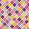 Seamless rhombus fabric pattern