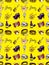 Seamless rock music pattern