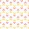 Seamless romantic pattern with tender hearts in boho style. Vector romantic background. Great for wallpapers, backgrounds and