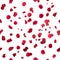 Seamless rose petals