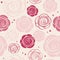 Seamless roses pattern