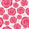 Seamless roses pattern