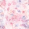 Seamless roses patterns