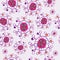 Seamless rotovirus pattern