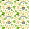 Seamless Saint Patricks Day Background