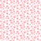 Seamless sakura flowers pattern, cute floral texture.