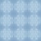 Seamless scrolled diamond pattern white light blue gray