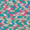 Seamless sennit pattern. Vector multicolored texture