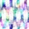 Seamless seventies tie dye stripe bokeh texture. Hippie summer wavy striped repeat background with ink dyed effect.