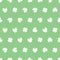 Seamless Shamrock pattern in green spring colors