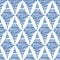 Seamless shibori pattern, tie-dye ornament. Blue watercolor rhombus on a white background. Handmade. Vintage print for textiles.