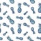 Seamless Shining Holographic Stickers Pattern