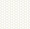 Seamless Shiny Golden Hexagons Pattern in White Background