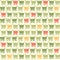 Seamless Shopping Cart Colored Pattern