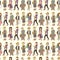 Seamless shopping pattern