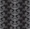 Seamless silver and charcoal victorian style floral wallpaper