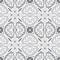 Seamless silver damask wallpaper