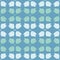 Seamless Silverleaf Poplar Crosses Pattern Vector