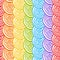 Seamless simple rainbow doodle background