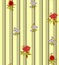 Seamless simples Stripes Tropical floral pattern, fabric textile printing, wallpapers, gift wrap.