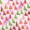 Seamless Small colour triangles watercolor artist wallpaper mod