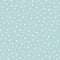 Seamless snow pattern on a blue background. Falling snow on blue. Vector seamless background.