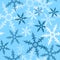 Seamless Snowflake Pattern