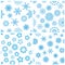 Seamless snowflakes background