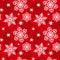 Seamless snowflakes pattern