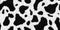 Seamless soft fluffy large mottled cow skin, dalmatian or calico cat spots camouflage pattern