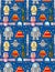 Seamless space pattern