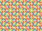 Seamless spectrum flowers pattern