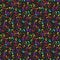 Seamless spermatozoon semen colorful background pattern