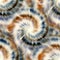 Seamless spiral tie dye pattern for surface design print