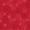 Seamless Spirals Dots Red Background Abstract Pattern 1