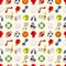 Seamless sport element pattern