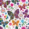 Seamless spring pattern