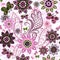 Seamless spring vintage pattern