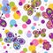 Seamless spring vivid pattern