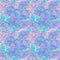 Seamless square background of iridescent grunge stars on a blue background. Festive background. Seamless background